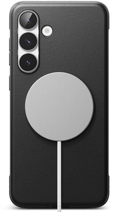 Капак за телефон Ringke Onyx Magnetic Magsafe, за Samsung Galaxy S25 FE, со MagSafe магнет, црн