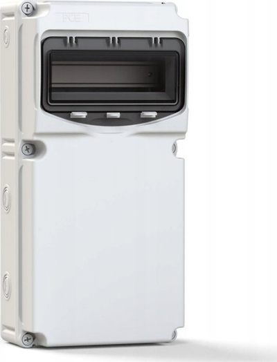 Kuti elektrike PCE FLEX Enclosure 10 modula, ABS, IP66 IP67, gri