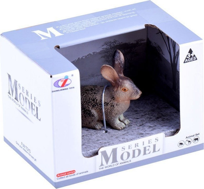 Figurë lodër lepur Bunny ZA3383, 4.5cm, plastik, shumëngjyrësh