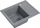 Lavaman kuzhine Quadron Ben 116, 55x44x17.5 cm, granit, gri