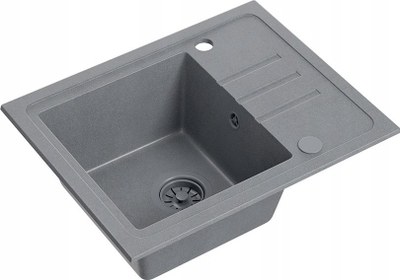 Lavaman kuzhine Quadron Ben 116, 55x44x17.5 cm, granit, gri