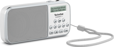 Radio portabël TechniSat TECHNIRADIO RDR, DAB+, FM, gri me të bardhë