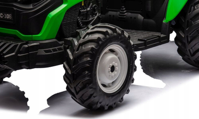 Traktor me bateri LEAN CARS HC-306, 24V, për fëmijë, i gjelbër