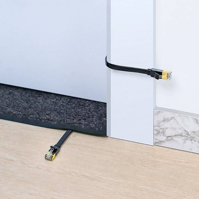 Kabllo rrjeti Ugreen Ethernet RJ45 Cat 7 STP, 10 m, e zezë