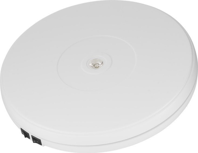Tavolinë rrotulluese FreePower 360°, 25 cm, deri 15 kg, e bardhë