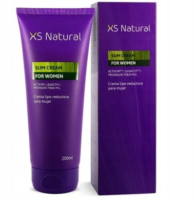 Антицелулитен крем 500 Cosmetics XS Natural Slim Cream for Women, липо редуцирачки, 200 ml