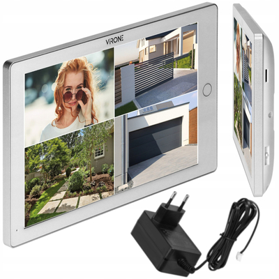 Monitor video interfon Virone VDP-70PMV/W, 10", Wi-Fi, i bardhë