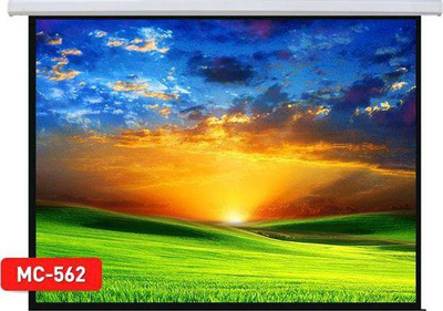 Ekran projektori elektrik Maclean MC-562, motorik, me telekomandë, i bardhë