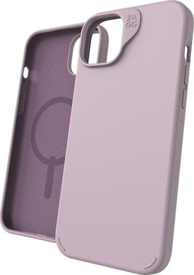Kapak telefoni ZAGG Manhattan Snap, për iPhone 15 Plus 14 Plus, MagSafe, lejla