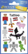 Tatuazhe të përkohshme Zdesign Pixels për fëmijë, rezistente ndaj ujit, shumëngjyrëshe