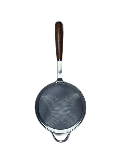 Kulluese inoksi me dorezë druri 14*35cm. UNIMIKS