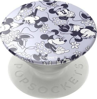 Mbajtëse gishti për celular PopSockets Pop Finger Minnie Lilac Pattern Gen. 2