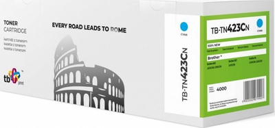 Toner për printer TB Print TN-423, i kaltër