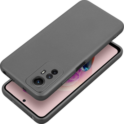 Mbulesë telefoni Metallic Case për Xiaomi Redmi Note 12S, TPU, gri metalike