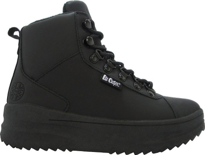 Çizme për femra Lee Cooper LCJ-23-31-3028LA, shollë e ngritur, të izoluar, të zeza