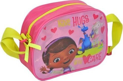 Çantë shpatull PASO DDR-070 Disney Doc McStuffins, për kalamaj, me rrip që rregullohet, shumëngjyrëshe