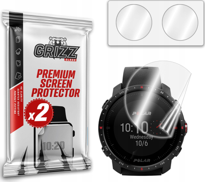 Fletë mbrojtëse ekrani Grizz Ceramic Film për Polar Grit X Pro, 2 copë, transparente