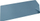 Nënshtrim tavoline Trust Benya, 90 x 43 cm, PVC vegane, blu