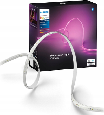 Shirit LED Philips Hue 929003817102, 20W, dritë shumëngjyrëshe, i bardhë