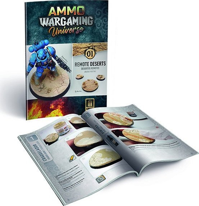 Libër modelizmi Ammo by MIG Wargaming Universe Book 01 Remote Deserts, 32 faqe, paperback, shumëgjuhësh