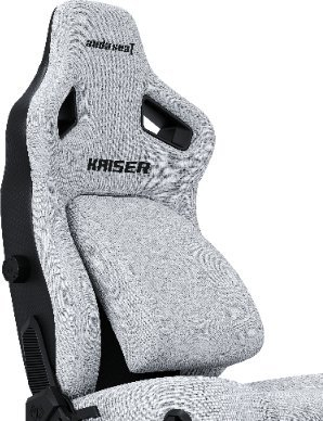 Karrige lojrash AndaSeat Kaiser 4 Series, madhësia L, material liri, gri e çelët