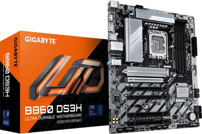 Pllakë amë Gigabyte B860 DS3H, ATX, DDR5, 2.5GbE LAN