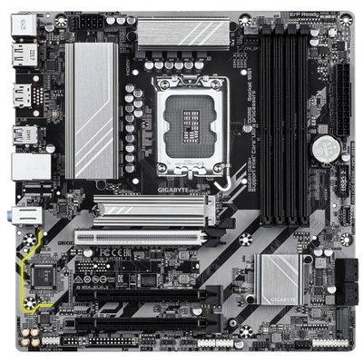 Pllakë amë GIGABYTE B860M DS3H, LGA 1851, DDR5, Micro-ATX, e zezë
