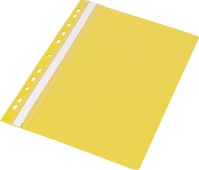 Dosje varëse APLI Soft Yellow PP A4, kapak transparent, e verdhë
