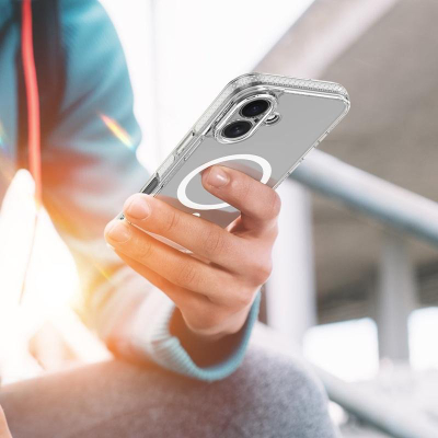Mbulesë telefoni Dux Ducis Clin Mag për iPhone 17, me MagSafe, e tejdukshme
