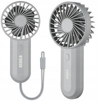 Ventilator dore Noveen F220, bateri 4000 mAh, USB, gri