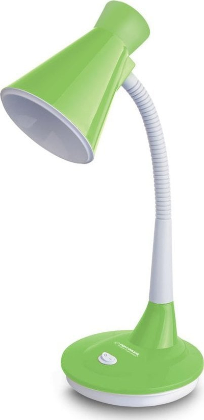 Lampë tavoline Esperanza ELD115G, fason E27, krah fleksibël, e gjelbër