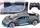 Makina me telekomandë Bugatti Divo LeanToys, shkallë 1:14, dyer që hapen, gri me blu