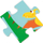 Puzzle Dino World PSI Scratch, 40 copa, shumëngjyrësh