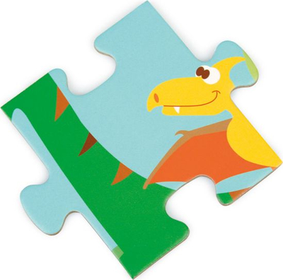 Puzzle Dino World PSI Scratch, 40 copa, shumëngjyrësh