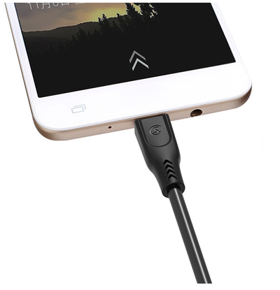 Kabllo karikimi SOMOSTEL SMS-BT02, USB A në USB C, 2m, e zezë