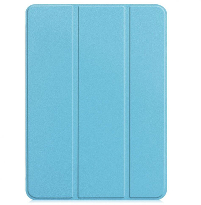 Mbulesë tablet iLike Galaxy Tab S9 Plus 12.4", Tri Fold eco-leather, blu qielli
