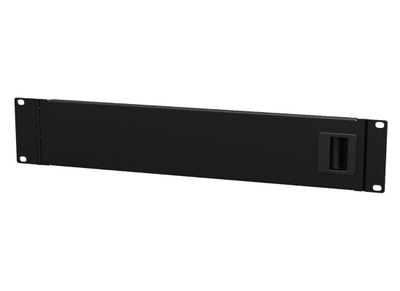 Panel blind rack Caymon BSD02, 19", 2U, i zi