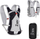 Çantë shpine sportive NILS CAMP NC1708 Tripper, 10L, najlon që s’e merr uji, gri me të zezë