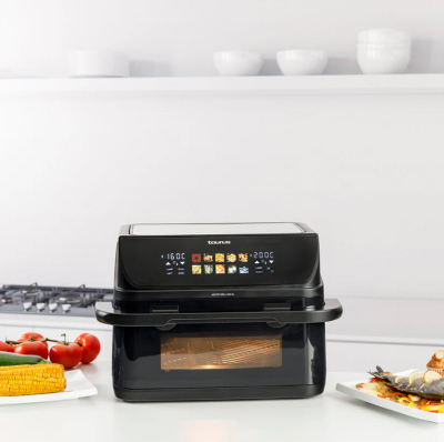 Fritezë me ajër Taurus Air Fry Grill 360 XL 973004000, panel me prekje, programe automatike, e zezë