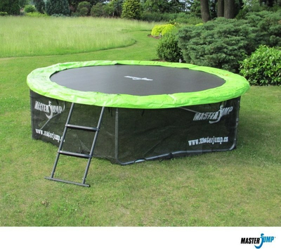 Rrjetë mbrojtëse poshtë trampolinës Master MASTERJUMP 396, diametër 396 cm, e zezë