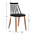 Set tavolina me karrige 5-pjesësh HM11024.02 120×70×76,5 cm, zezë