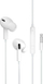 Kufje in-ear me tela Jellico EP3A me mikrofon, kabllo 1.2 m, jack 3.5 mm, ngjyrë e bardhë