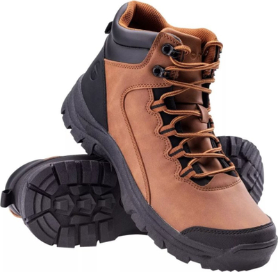 Këpucë trekking Hi-Tec Renar Mid M, me qafë mes, EVA, kafe