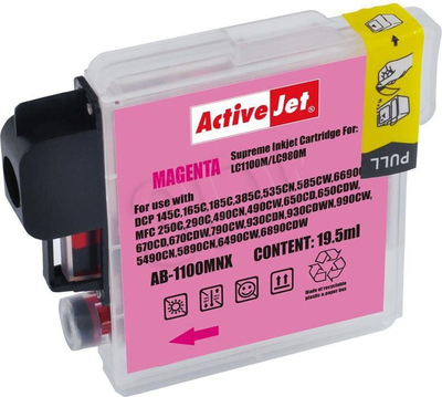 Ngjyrë për printer ActiveJet AB-1100MNX / LC-1100M / LC-980M (magenta)