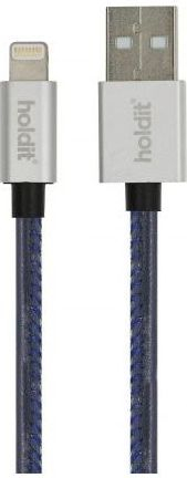 Kabllo Holdit USB-A - Lightning, 1m, i kaltër
