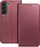 Kabullë telefoni Smart Magneto për Samsung A23 5G, me kapak, me vend për karta, ngjyrë burgundy
