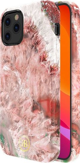 Maskë telefoni Kingxbar Agate Series për iPhone 12 mini, PC, shumë e hollë, e kuqe