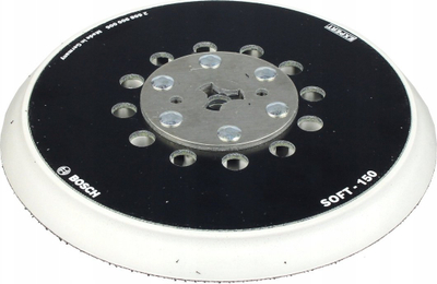 Disk zmerilimi Bosch Expert, 150mm, i butë, me shumë vrima