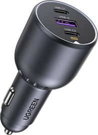 Karikues makine Ugreen 130W 3 porta, karikim i shpejtë, gri