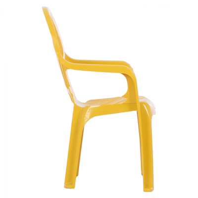 Karrige fëmijësh plastike 36.5×36.5×56.5 cm (HM5824.06), verdhë